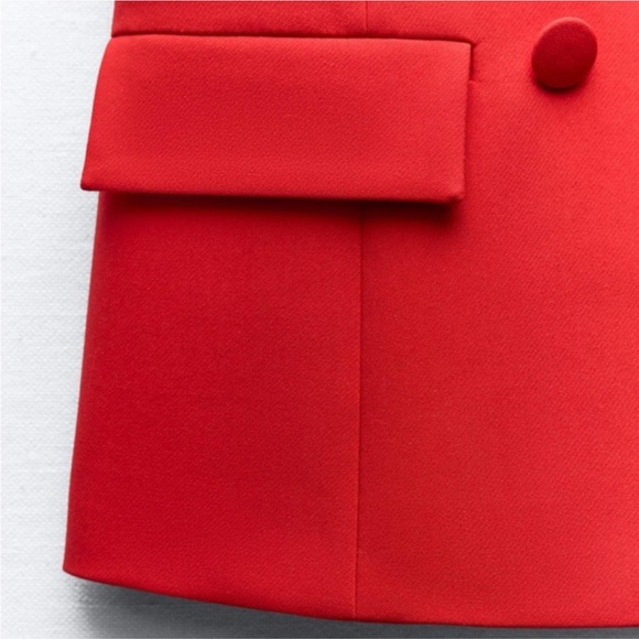 NWT Zara 2-Piece Set Lined Button Vest and Pants With Slit - Picture 7 of 16